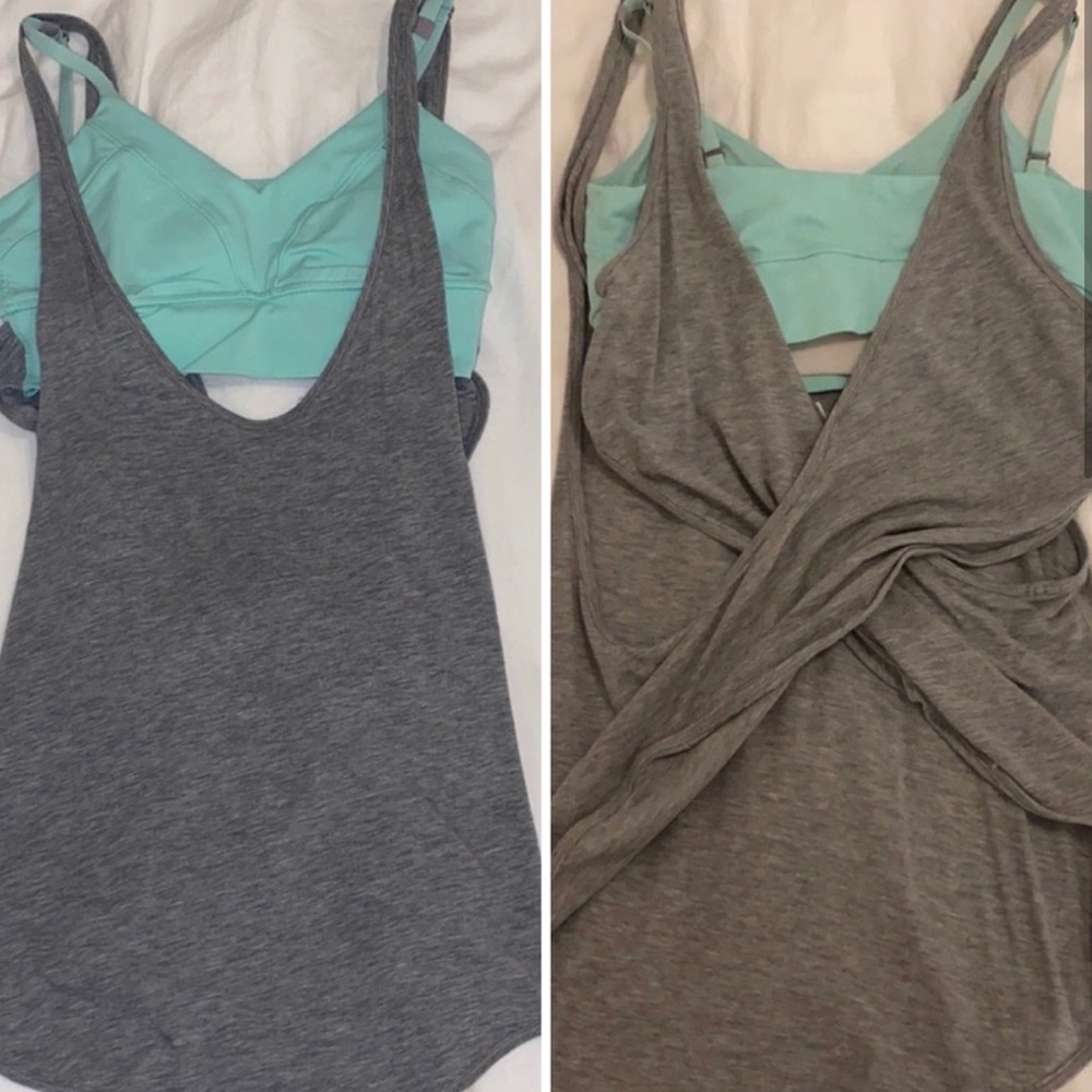 Lululemon tank with built in bra